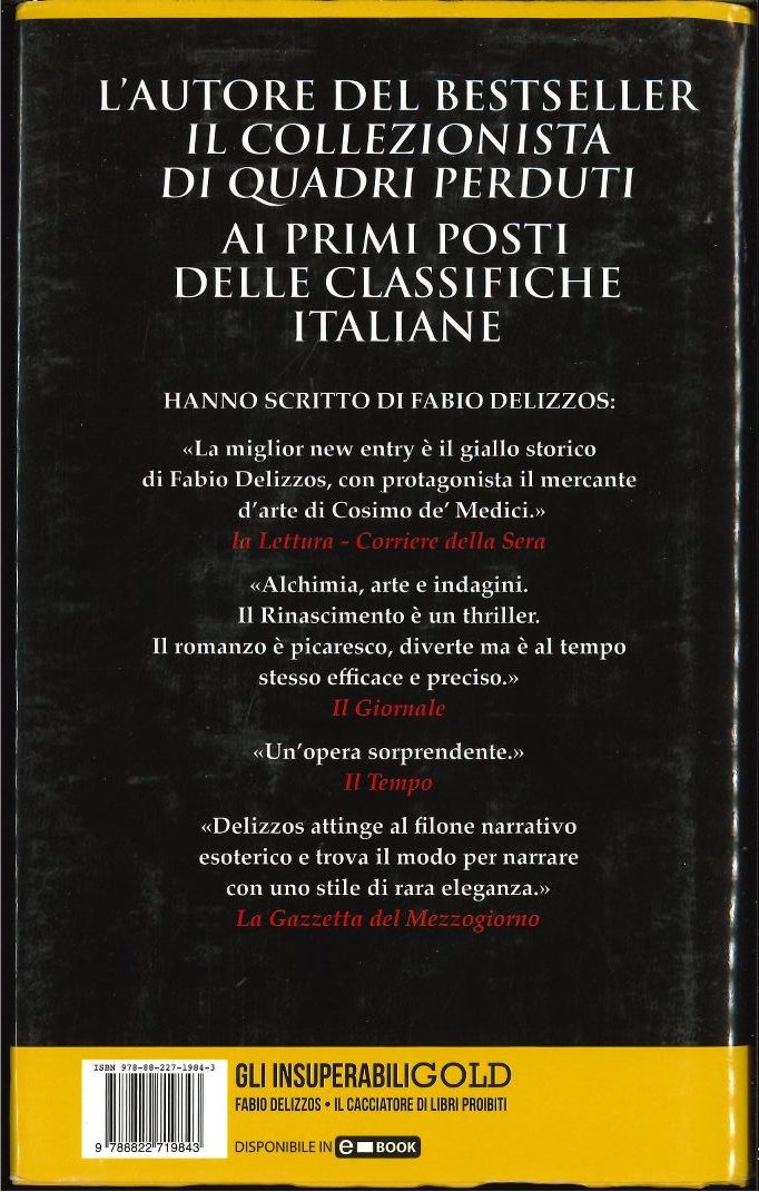  Il cacciatore di libri proibiti  (Fabio Delizzos)