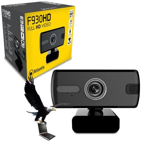 WEBCAM ATLANTIS P015-F930HD FHD 1080p 1980x1080 